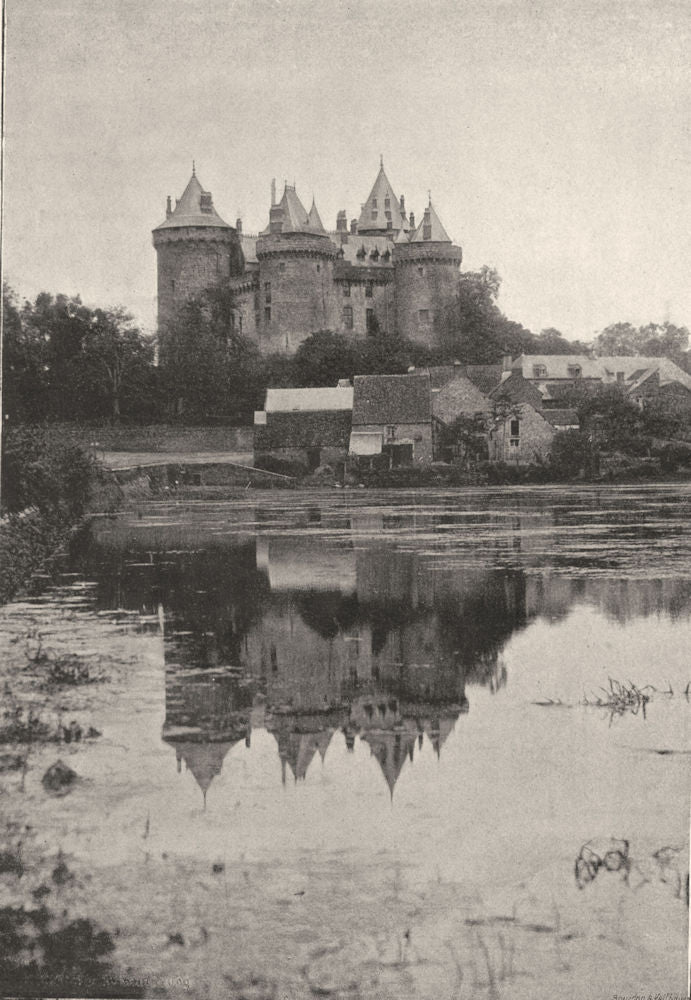 ILLE- ET- VILAINE. Combourg. Chateau 1895 old antique vintage print picture